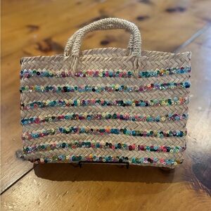 Colorful Sequin Striped Small Striped Buji Baja Bag